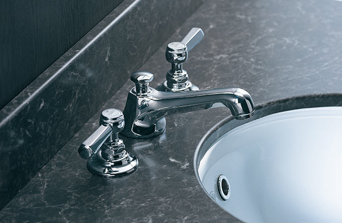 CERA TRADING 洗面・手洗水栓 HR21260S-PB HORUS Astoria 湯水混合栓 ブラス 浴室、浴槽、洗面所